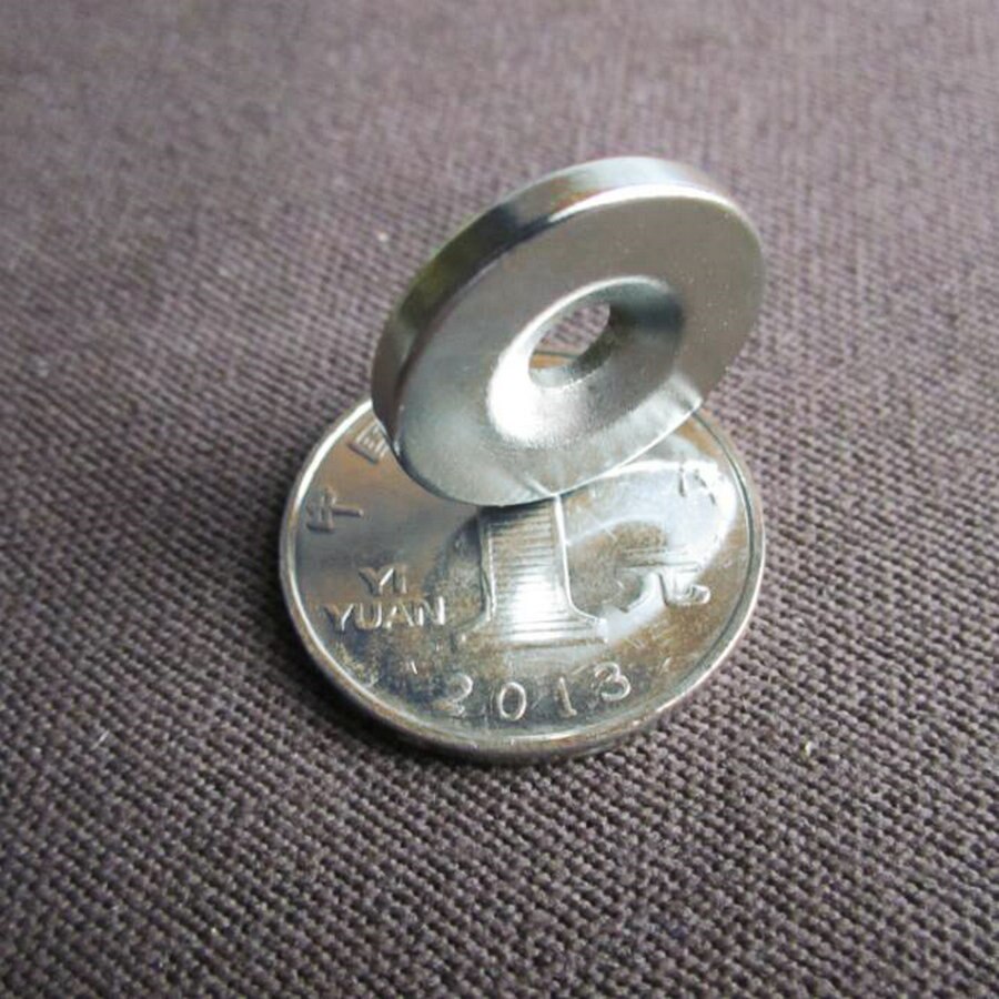 50 stks 20mm x 4mm Super Sterke Ronde Neodymium Ring Magneten 20x4mm Gat: 5mm Zeldzame Aarde N50 20*4-5