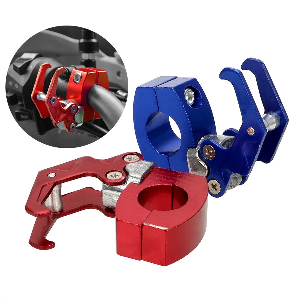 Leepee motorsykkel sykkel krok hjelm klo krok bagasje bag henger bære lett installere oppbevaringspose holder aluminiumslegering