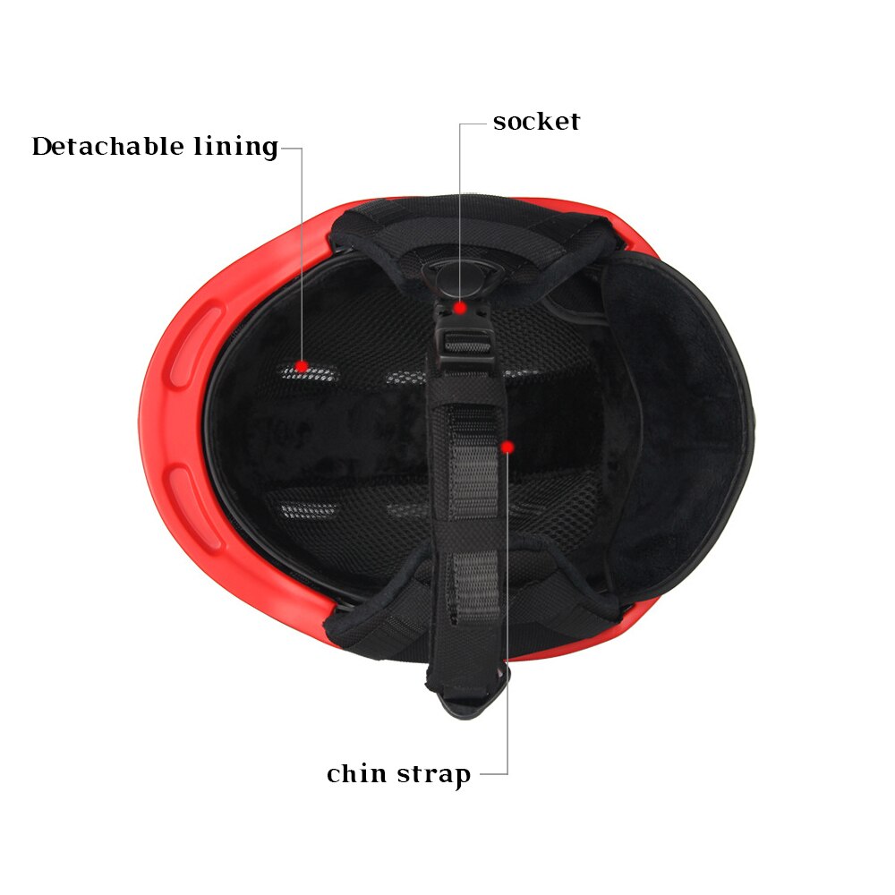 Bicycle Helmet Winter Outdoor Sports Safety Helmet Men Women Light Crash Snow Helmets Integrally-molded Skiing Skate Helmets