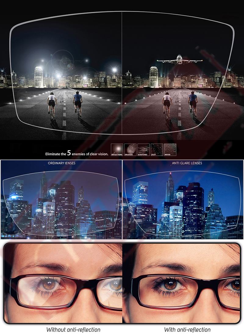 1.56 1.61 1.67 recepta CR-39 żywica asferyczne okulary soczewki wysokiej rozdzielczości krótkowzroczność nadwzroczność prezbiopia obiektyw dla 2 sztuk