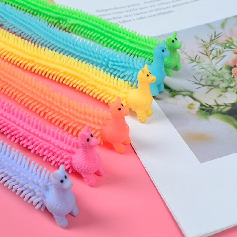 3 PCS Therapy Stretchy String Toys Stretchy Strings Fidget Toy Kick Stress Away for Office Home Travel School Classroom