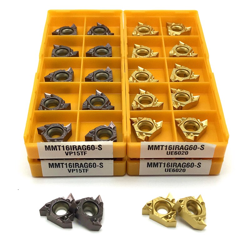 MMT 11ER 16ER 22ER AG60 VP15TF Thread Turning Tool Carbide Insert Steel Processing CNC Metal Lathe Tool Cutting Turning Insert