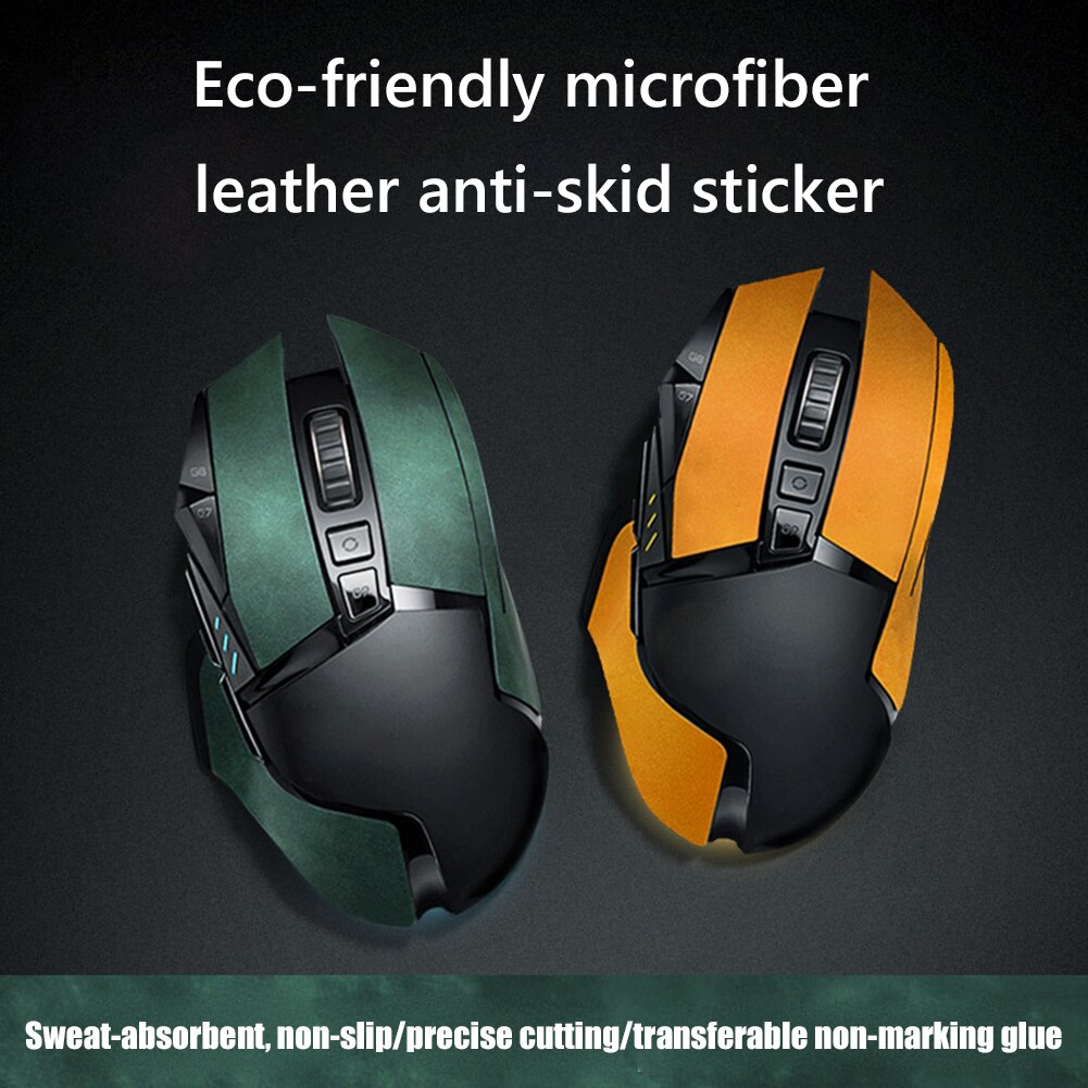 DIY Mouse Skin for Logitech G502 HERO/SE HERO Wired Mouse Grip Tape Anti Slip PC Gaming Sticker Accessories