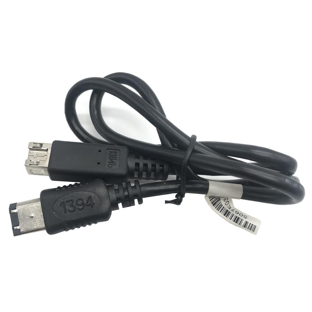 Firewire 9 pin  to 6 pin firewire 800 to firewire 400 9 pin  / 6 pin ieee 1394b kaapeli musta väri 0.6m