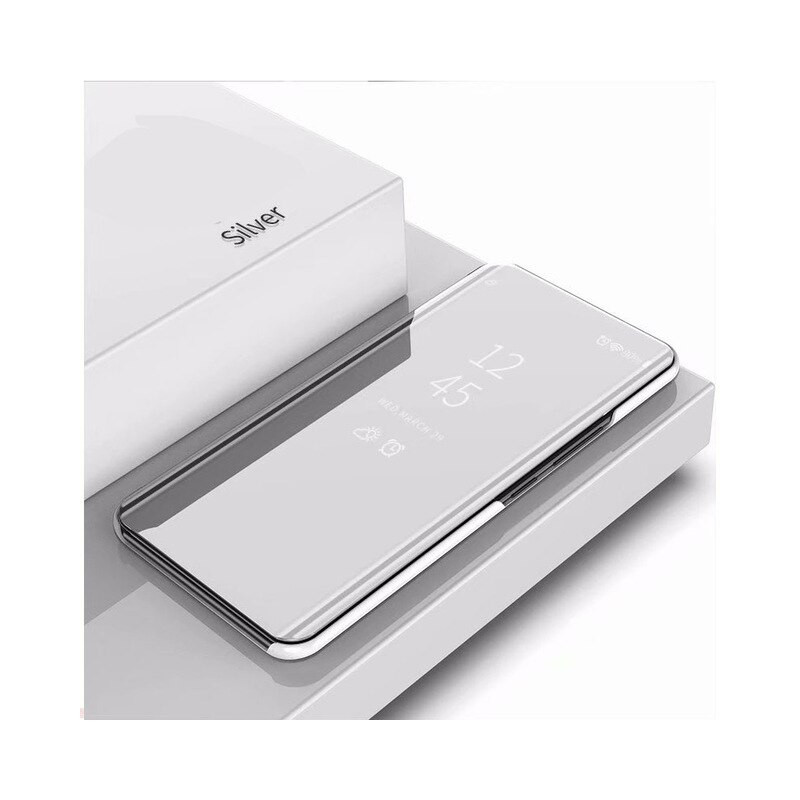 360° Smart Mirror Sleep Protective For Samsung Galaxy A03s A53 5G Case PC Flip Holder Shockproof Cover Samsong A 03s 53 A Fundas: For Samsung A03s / Silver 3