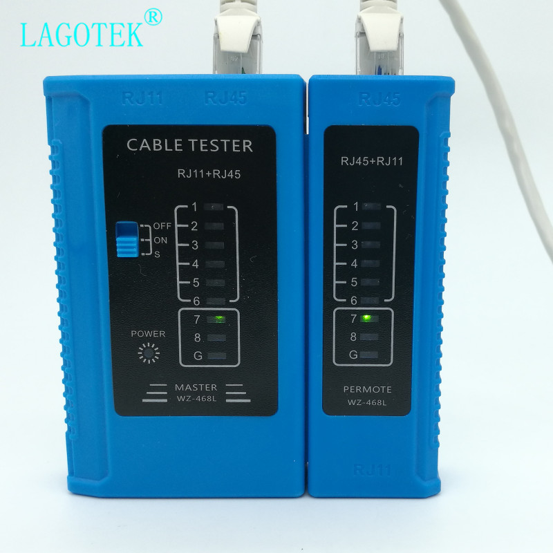 Brand RJ45 Cable lan tester Network Cable Tester RJ45 RJ11 RJ12 CAT5 CAT6 UTP LAN Cable Tester Networking Tool