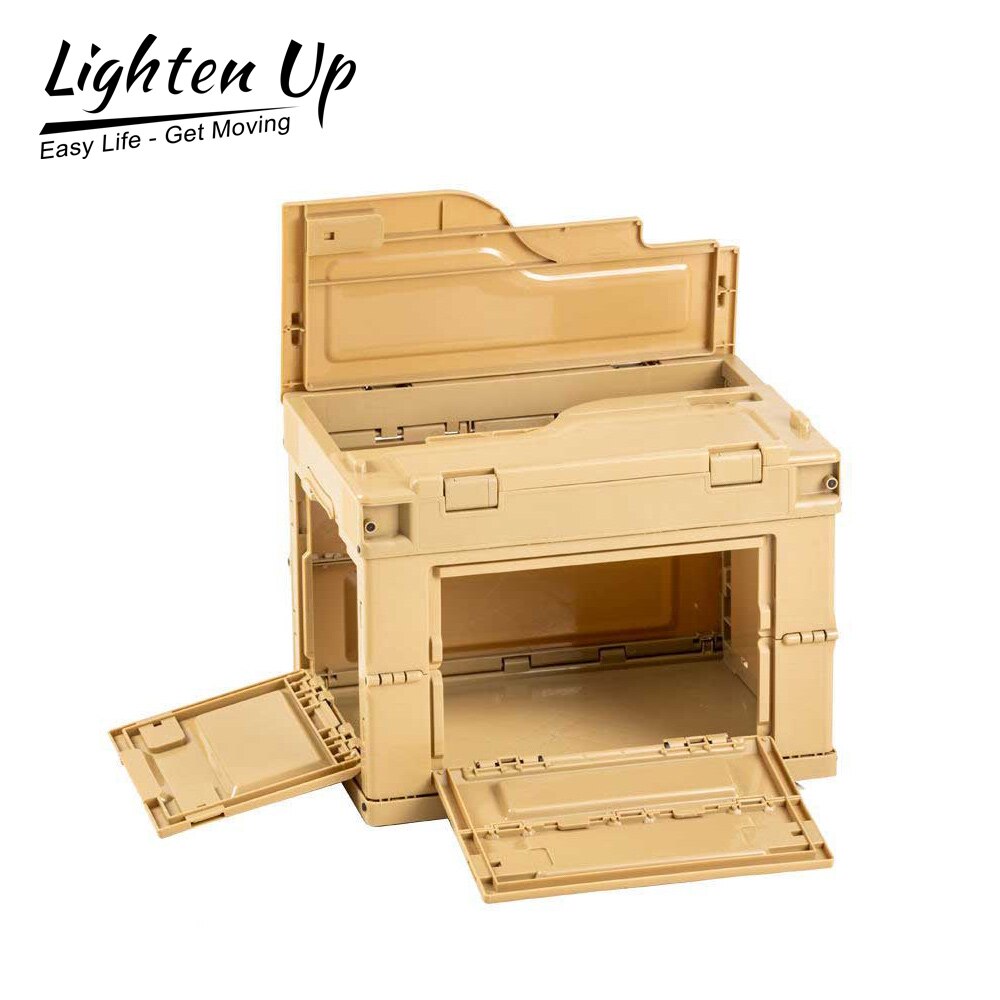 Portable Foldable Space Saving Storage Box Car Trunk Waterproof Outdoor Camping Container PP Reusable Large Capacity Travel