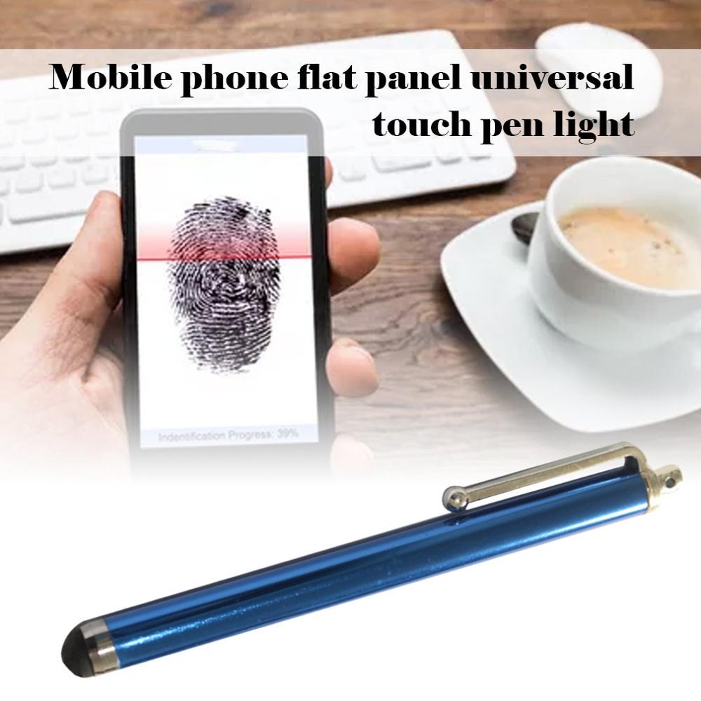 Lumière téléphone portable condensateur stylo métal écriture écran tactile stylo téléphone portable tablette universel tactile stylo
