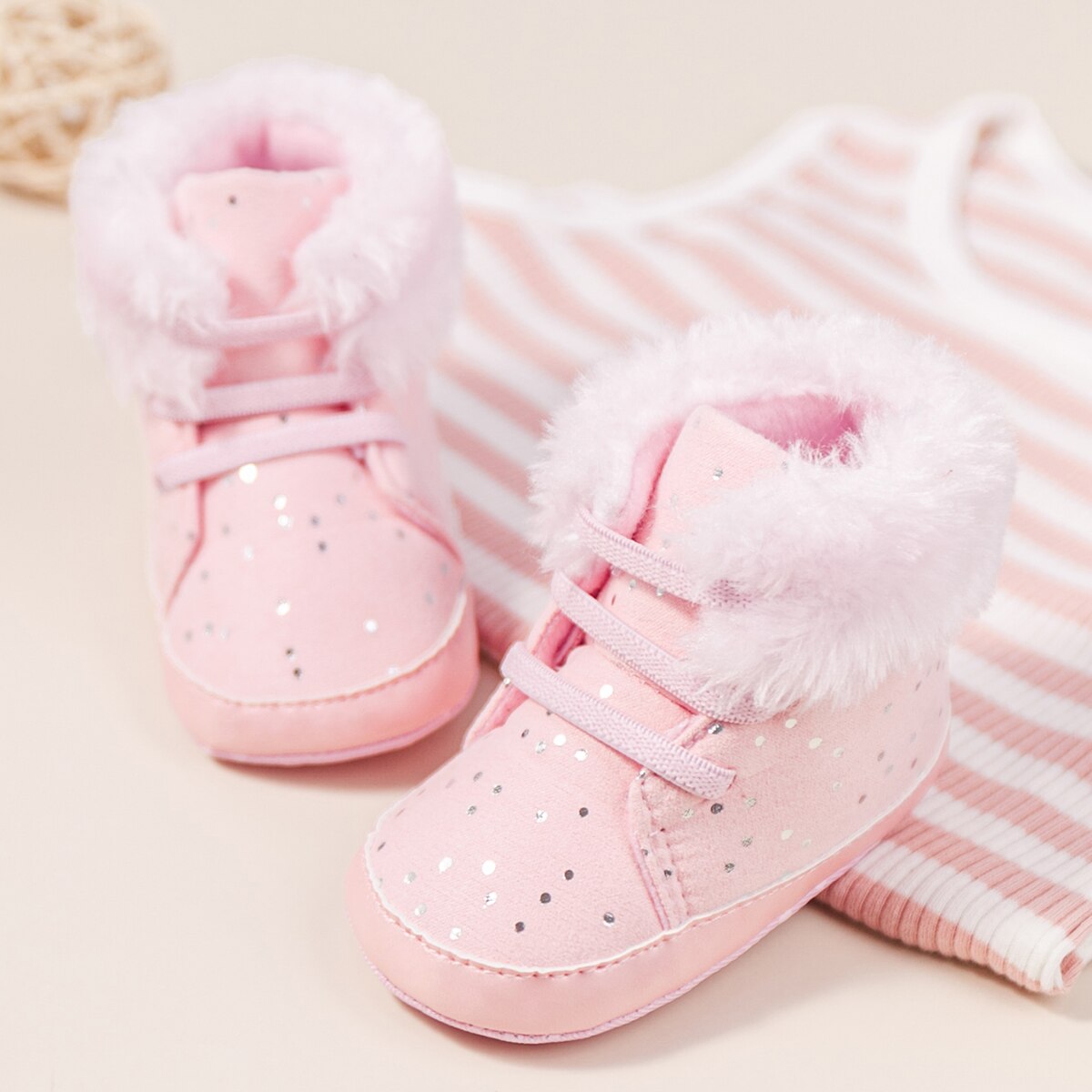 KIDSUN Winter Neue Baby Booties Junge Mädchen Stiefel Baumwolle Weiche-Sohle Nicht-Unterhose Warme Kleinkind Erste Wanderer Kleinkind Krippe Schuhe