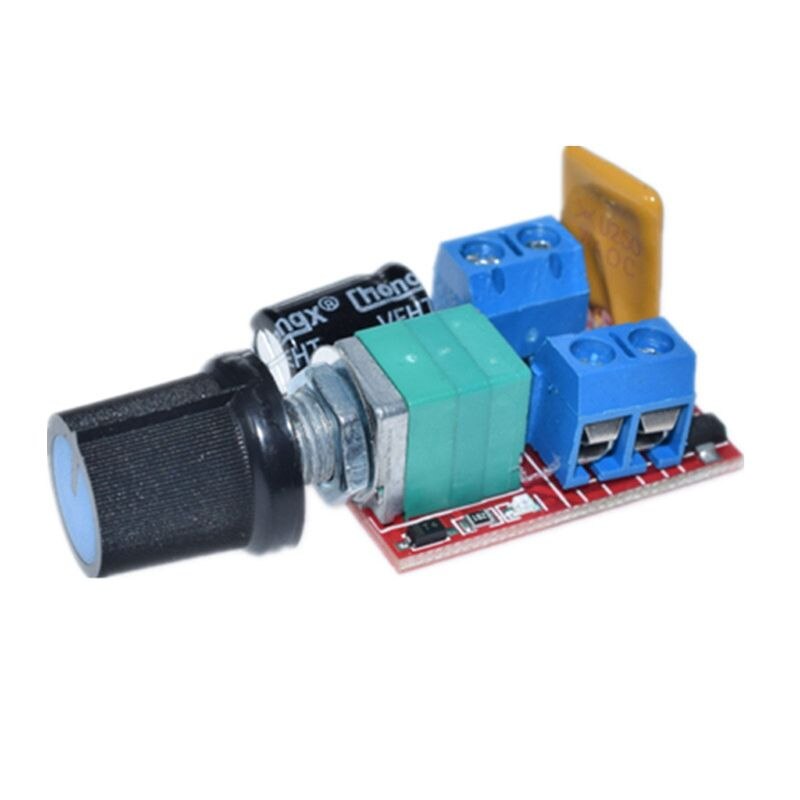Mini 5A PWM 90W DC Motor Speed Controller Modul Speed Control Switch LED Dimmer Neue