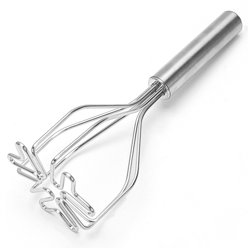 Potetknuser rustfritt stål presset potetmoser rispresse puré juicemaskin potetskyver glatt most frukt verktøy kjøkken: Default Title