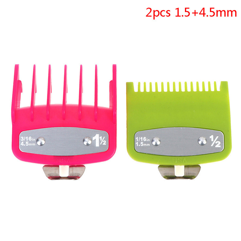 Tondeuse à cheveux 1.5mm-25mm, peigne de limite, kit de fixation Guide pour tondeuse Wahl, accessoires de coupe, 2/8 pièces: 2pcs