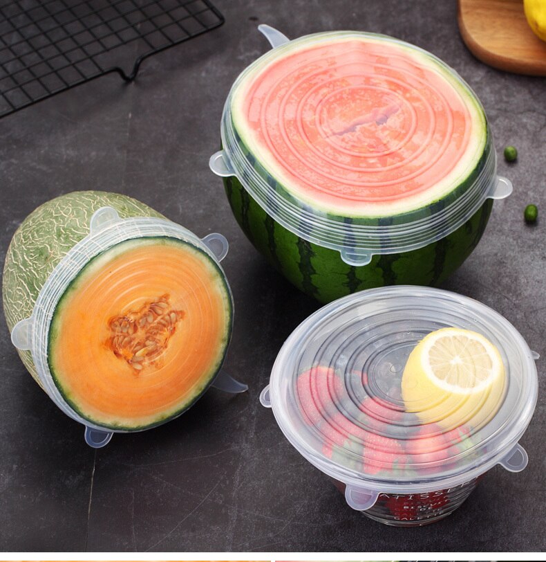 Siliconen rekdeksels universele deksel siliconen voedselfolie kom pot deksel siliconen deksel pan koken keukenaccessoires