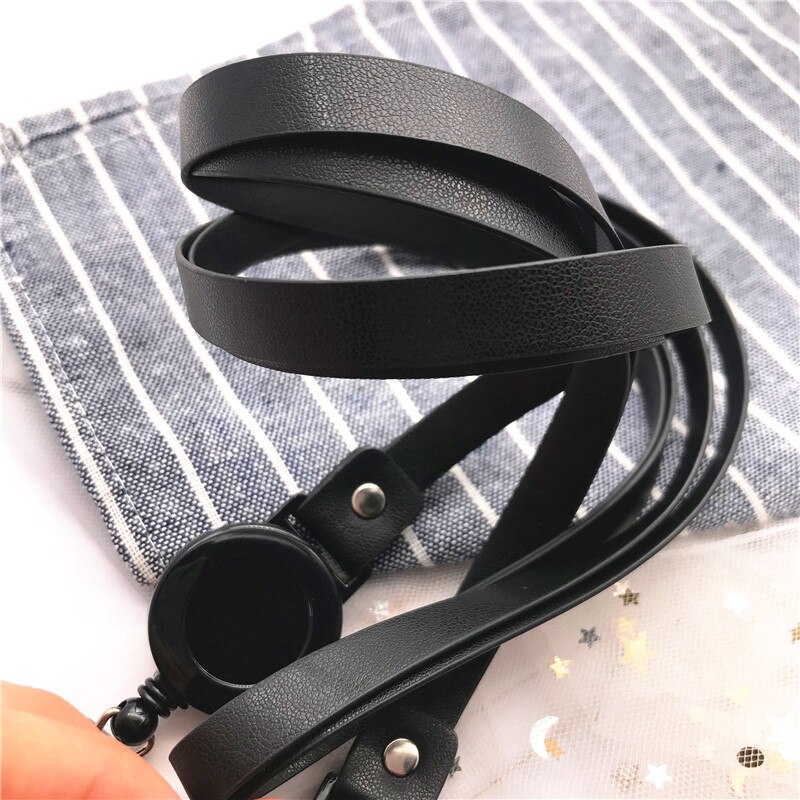 Transparent Staff Identification Name Badge ID Card Access Exhibition Card With Neck Straps Accessories Badges Set Lanyard