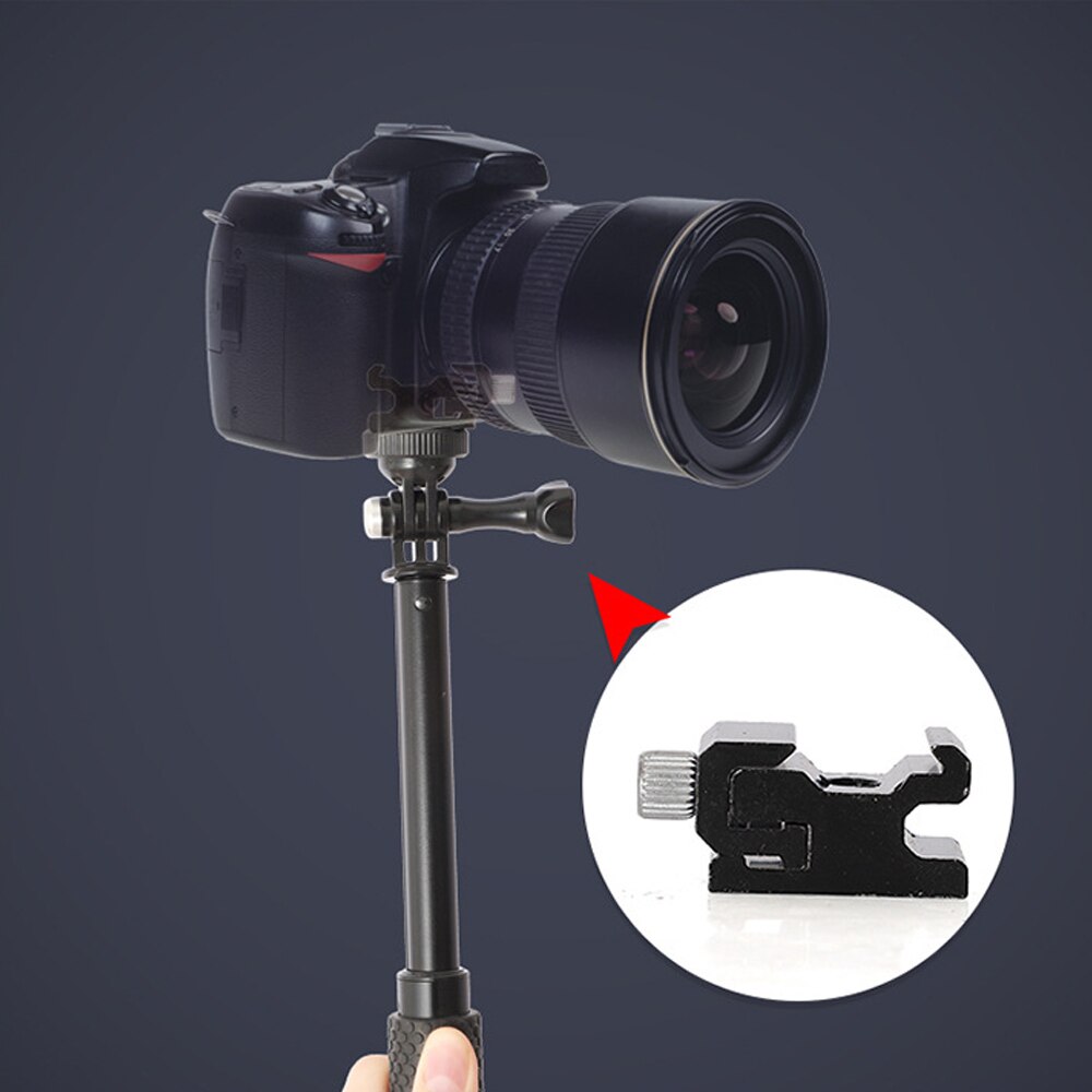 Studio external flash shoe base conversion cold shoe metal adjustment stabilizer tripod universal clip