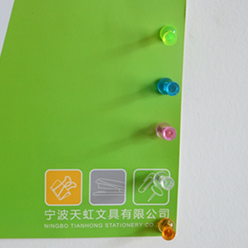 50 stk/lot fargestifter tryknåler kartnål korktavle tommelstifter tryknål skrivesaker knapper nåler kontor skoleutstyr