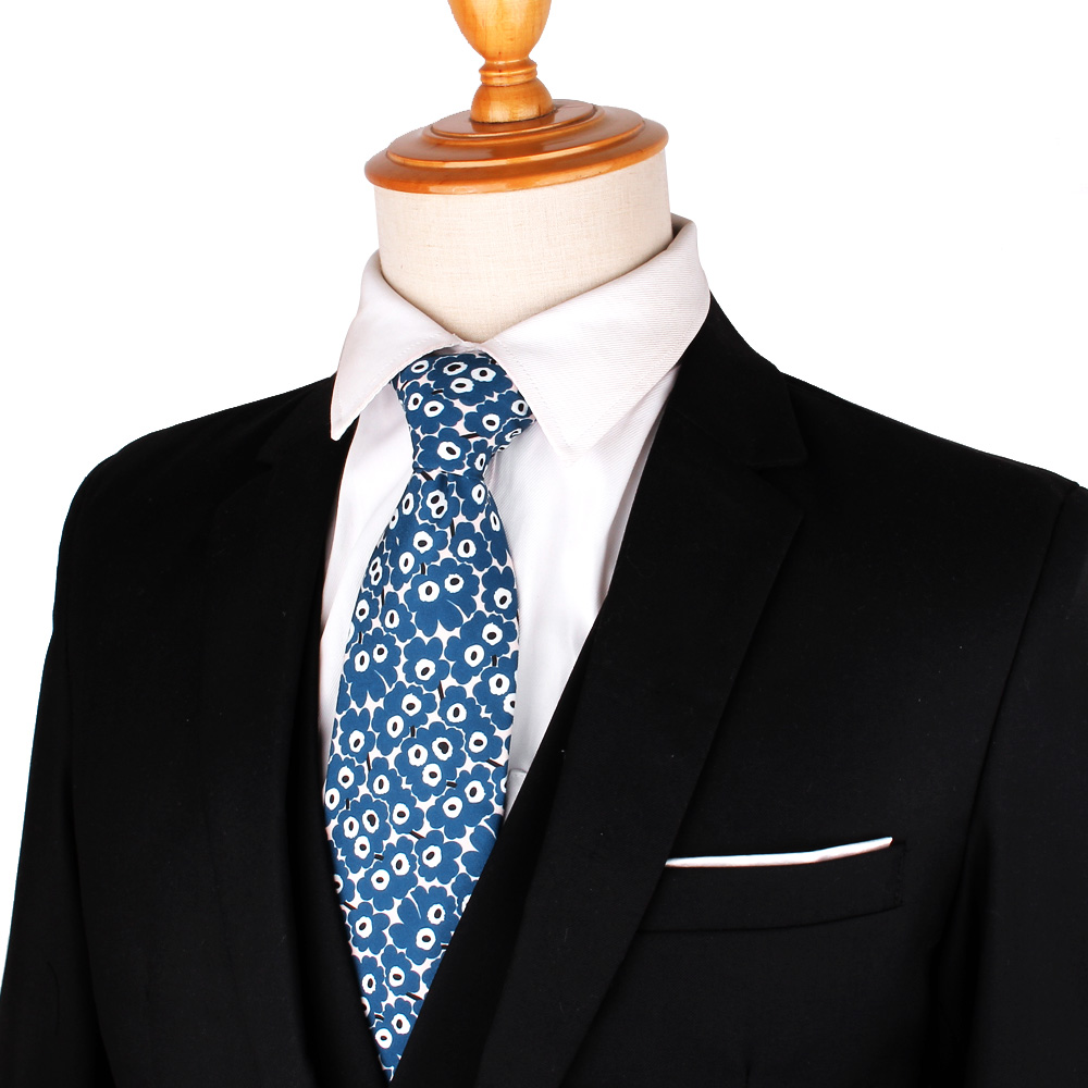 Nowe w kwiatki drukuj krawaty dla mężczyzn kobiety moda miękkie krawat garnitury poduszka podróżna polisterowa krawaty dla chłopca dziewczyny Gravata prezenty ślubne krawaty
