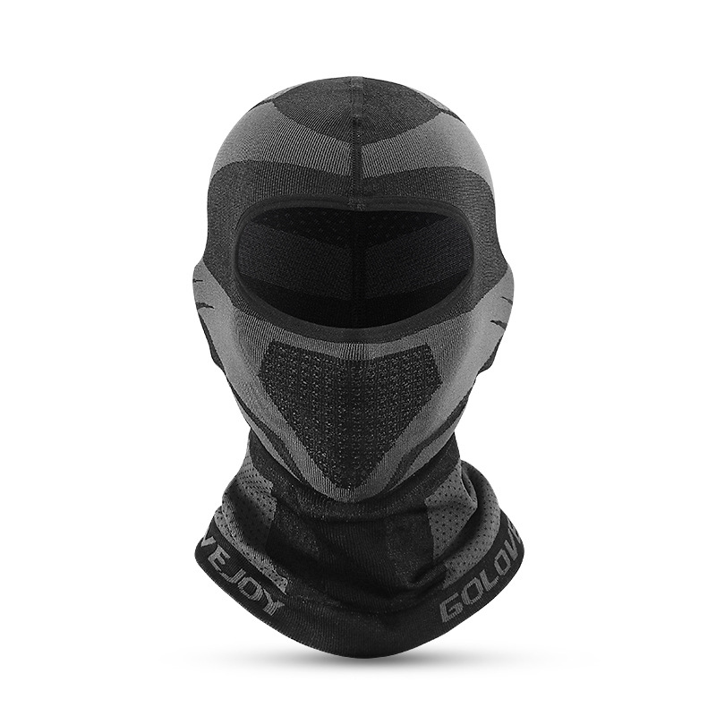 Motorfiets Bivakmuts Volgelaatsmasker Zomer Ademend Motorrijden Hals Gezichtsmasker Motocross Fietsen Masker Helm Kap Mannen: Beige