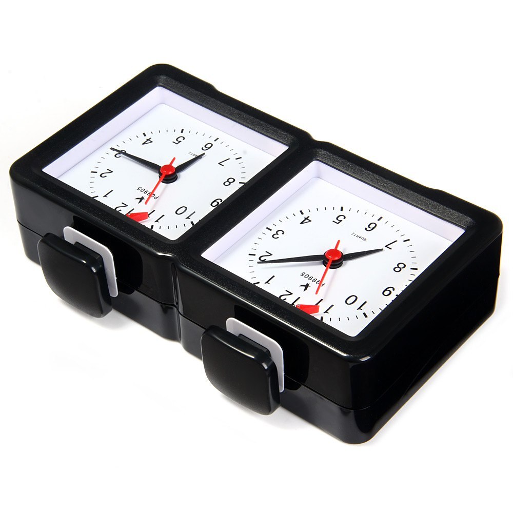 I-GO Count Up Down Timer Electronic Quarz Analog Chess Clock for Chinese Chess International Chess for Game Competition School