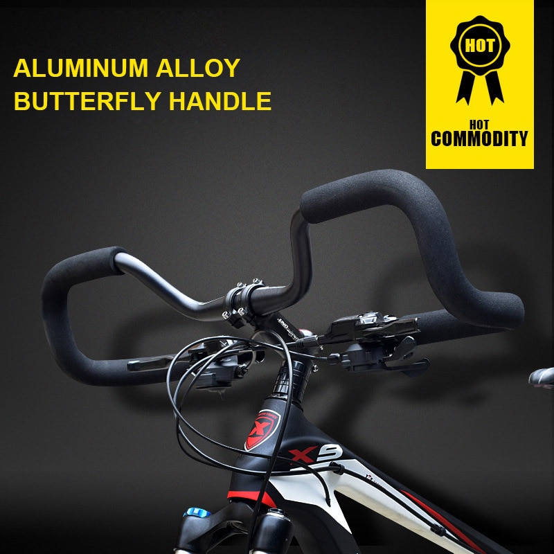 Manillar de bicicleta de montaña, accesorio de aleación de aluminio, mariposa, 31,8mm