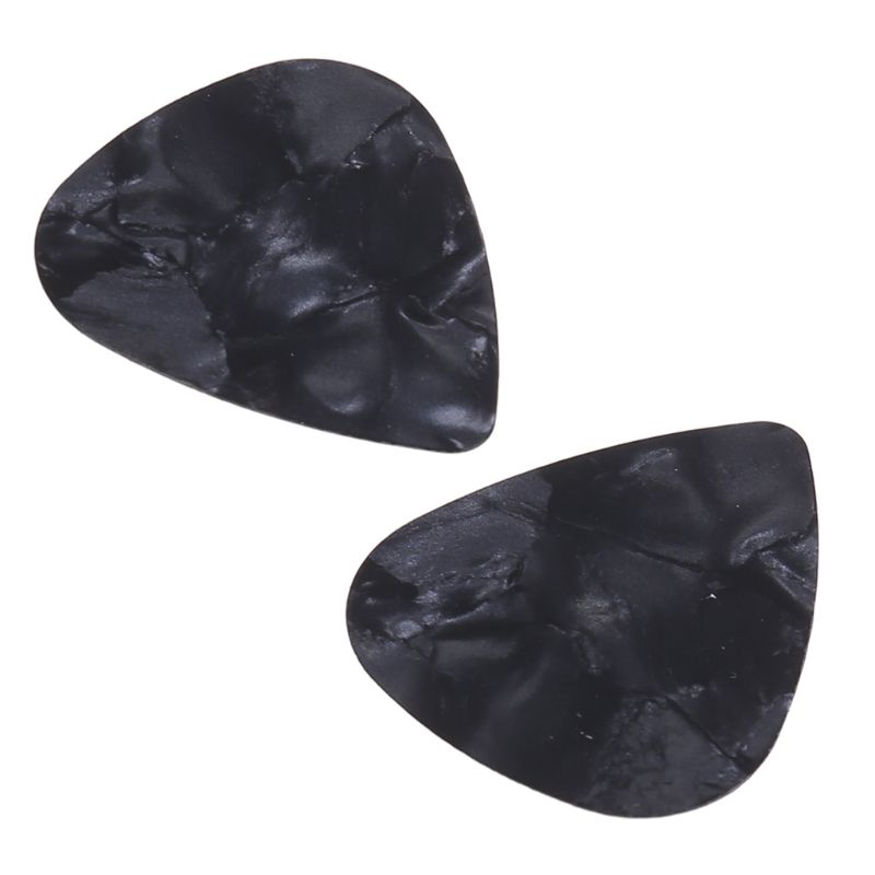 Gitaar Plectrum 100Pcs Driehoek Celluloid Instrumenten 0.46Mm Willekeurige Kleur