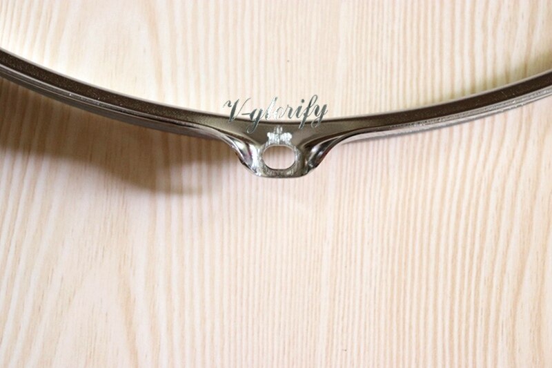 15inch silver drum rim snare drum hoop