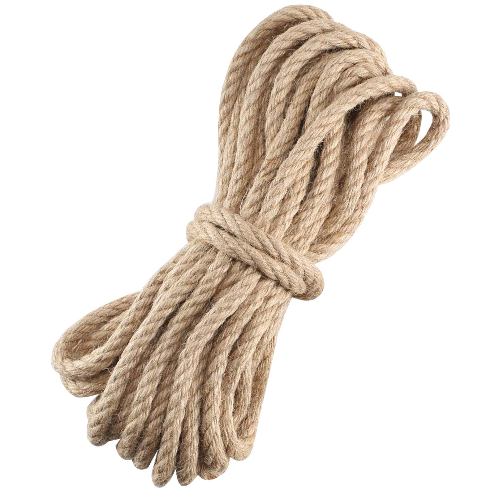 10mm Natural Hemp Rope Tug Of War Rope Household DIY Decorative Rope 10 m Basket Woven Rope Plant Decorative Rope Anchor Line