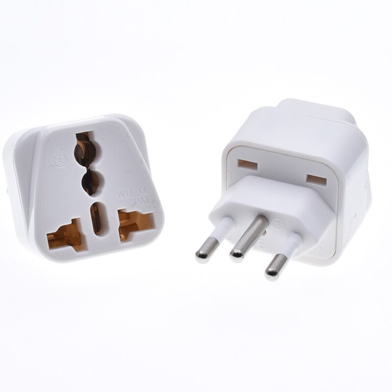 3Stift Brasilien Brasilianische AC Energie Stecker UK/uns/EU Zu Brasilien Brasilien Steckdose Reisen Energie Adapter Stecker 3 Stift Konverter Typ N Stecker: Weiß