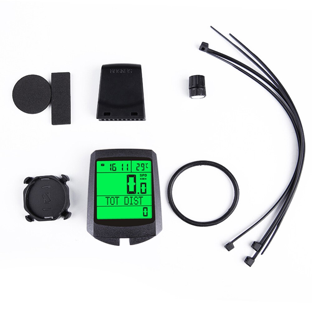 INBIKE Waterproof Bicycle Computer Odometer Wireless Mountain MTB Road Bike Cycling Stopwatch LCD Digital Speedometer Watch: D Five languages