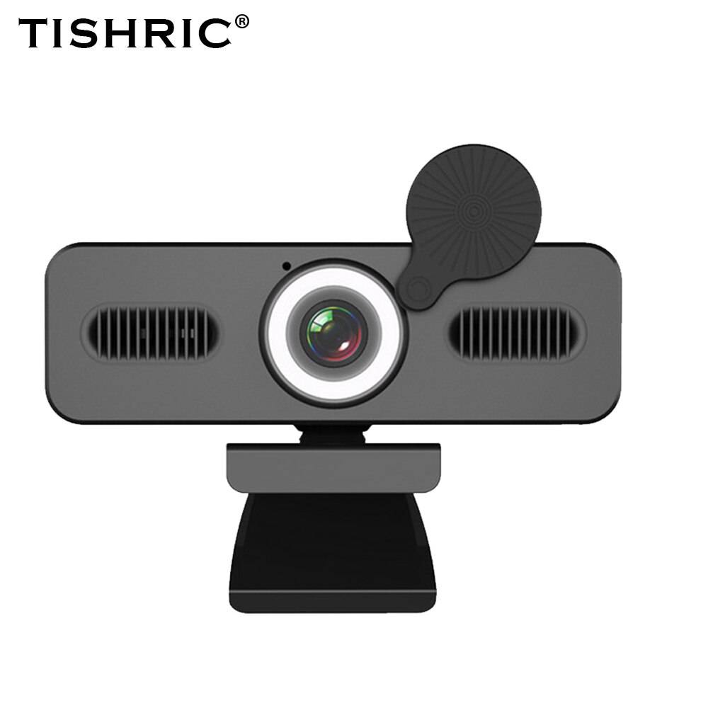 Tishric Webcam 4K Web Cam Full Hd Webcam 2K Usb Camera Computer Pc Camera Web Camera Met Microfoon 1080P Webcam Met Beugel: webcam 4k