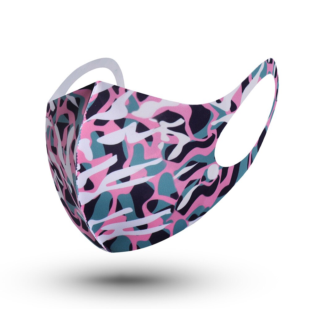 Naamiointityylinen naamio kevät ja kesä naamio pestävä kauneustyöntekijä työkalut kynsien työ naamio meikki työkalu: Camo pinkki