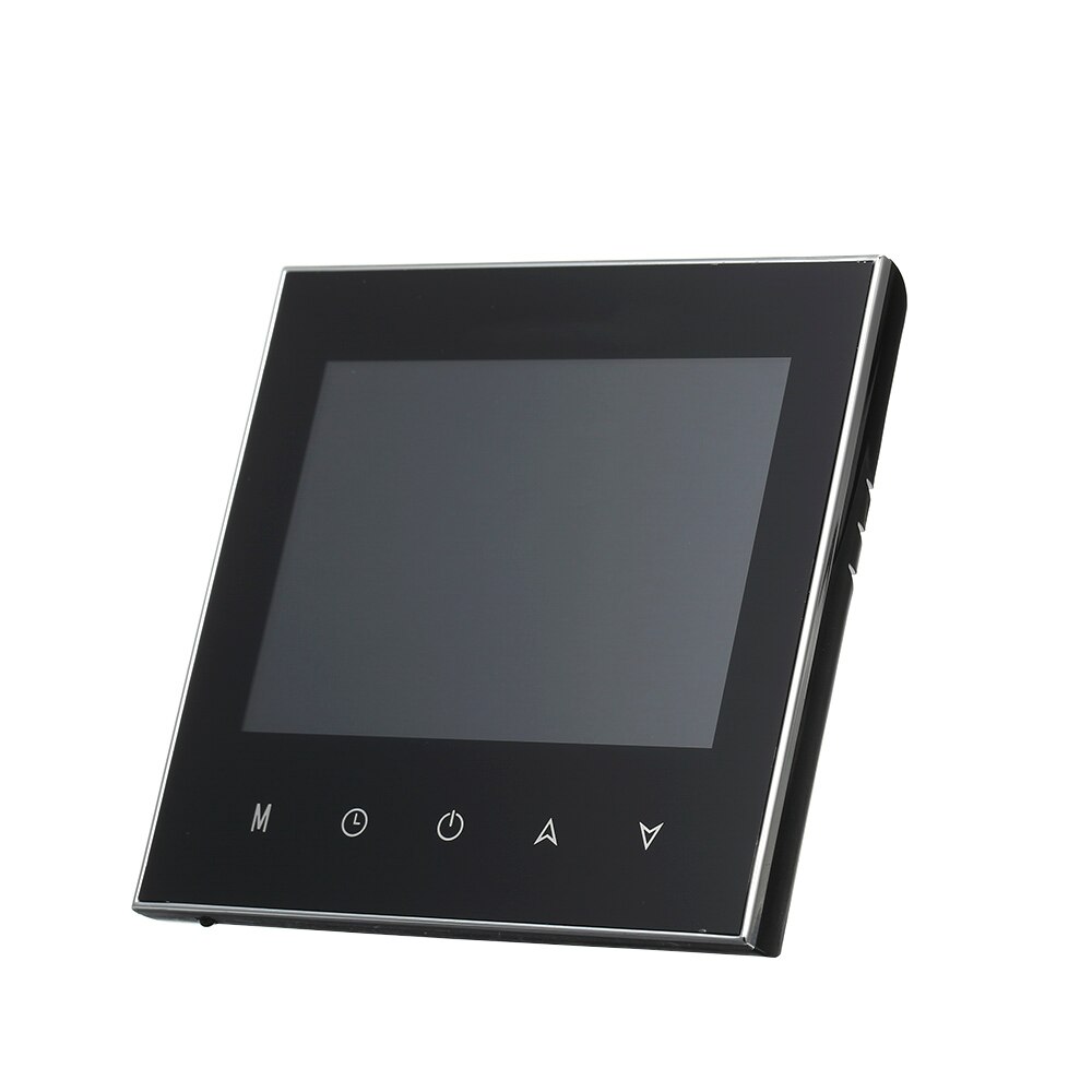 Digital Thermostats Water / Gas Boiler Heating Thermostat Voice Over WiFi Control Touch Screen Home Room Temperature Controller: black no wifi