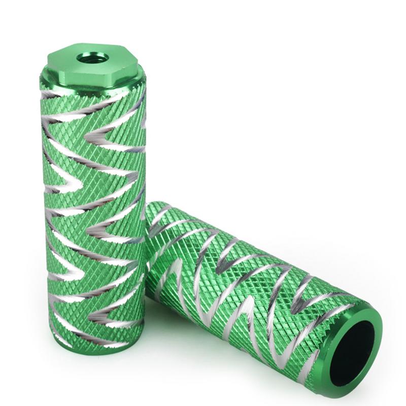1 paar aluminiumlegering antislip mtb fiets pedaal voor achteras voetsteunen bmx voetsteun hendel cilinder fiets accessoires