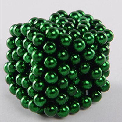 Anti-Stress Giocattoli Per Adulti Infinity Cubo Antistress Definito 5mm216 PCs Variabile BuckBalls Multi-color FAI DA TE Giocattoli: green