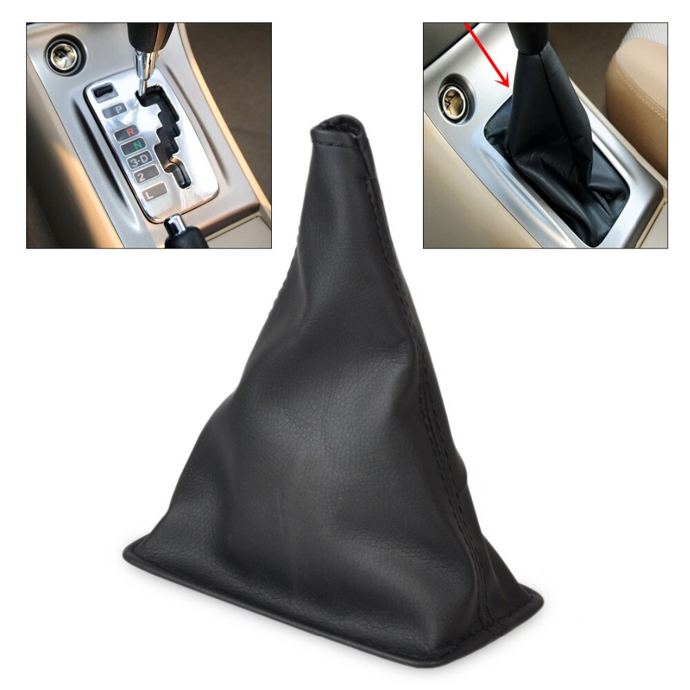 5 snelheid 6 Gear Auto Shift pookknop Lederen Laars Gaitor Cover Voor Toyota Corolla 1998 2003 2004 2005 2006 2007: leather