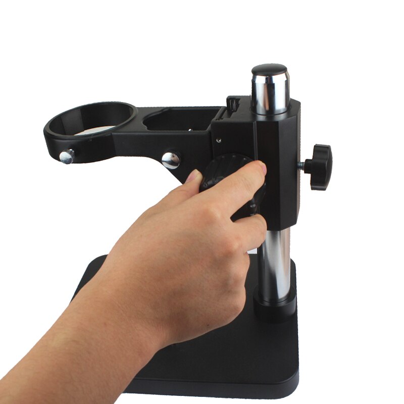 Trinocular Microscope Stereo Microscope Binocular Microscope Adjustable Table Working Stand Holder + 76mm Ring Holde