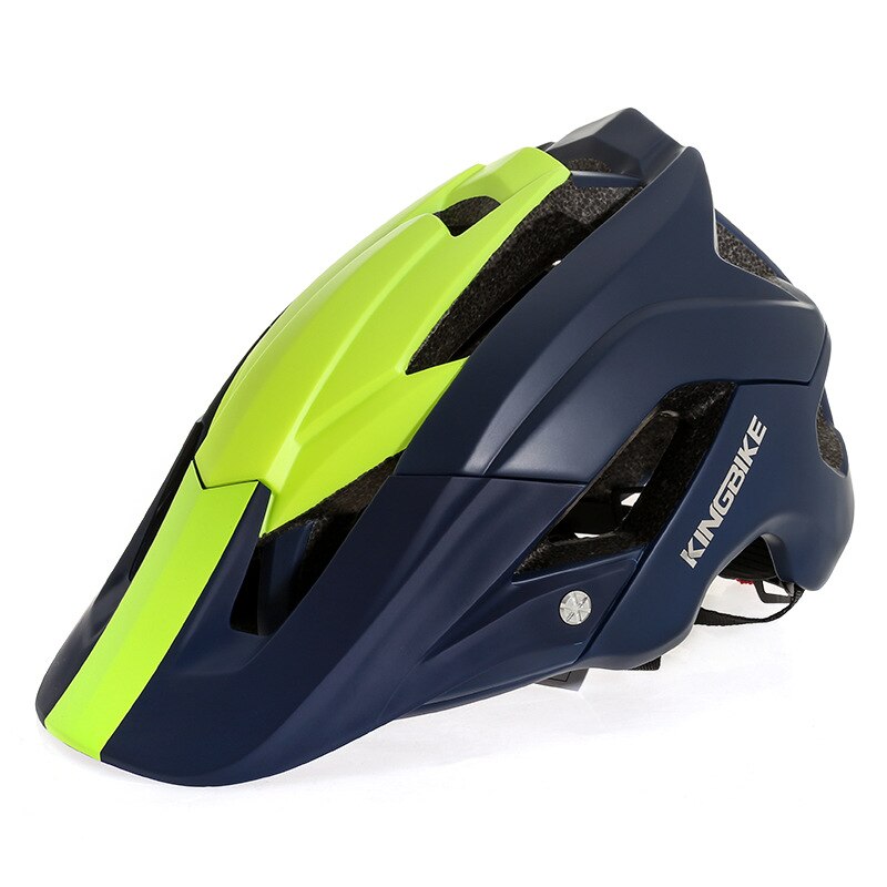 KINGBIKE Neue MTB Fahrrad Helm Fahrrad Sicher Kappe Ultra-leichte Berg Straße Radfahren draussen Sport Reiten Schutzhelme: dunkel Blau