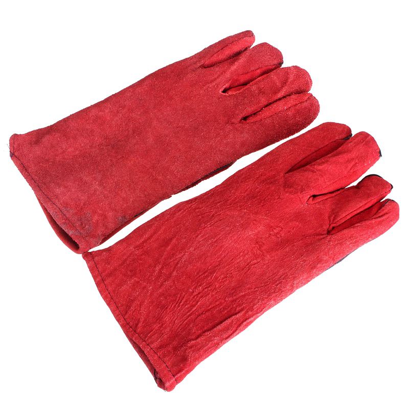 1 pair WELDERS Welding Glove Arc Tig Mig Welding leather work gloves 33cm