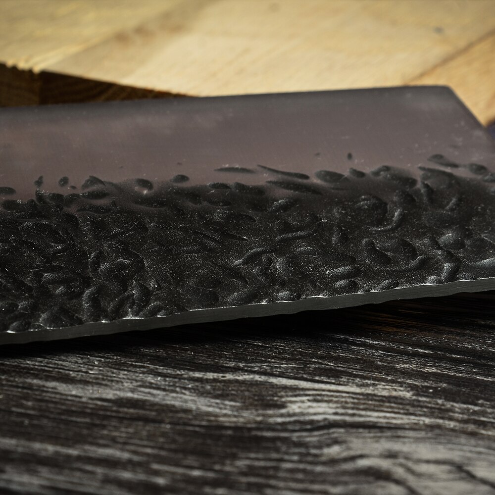 Forged Kitchen Knives High Carbon Steel Handmade Hammered Fixed Blade Chef Knives Chinese Cleaver Slicing Meat Cooking Tools