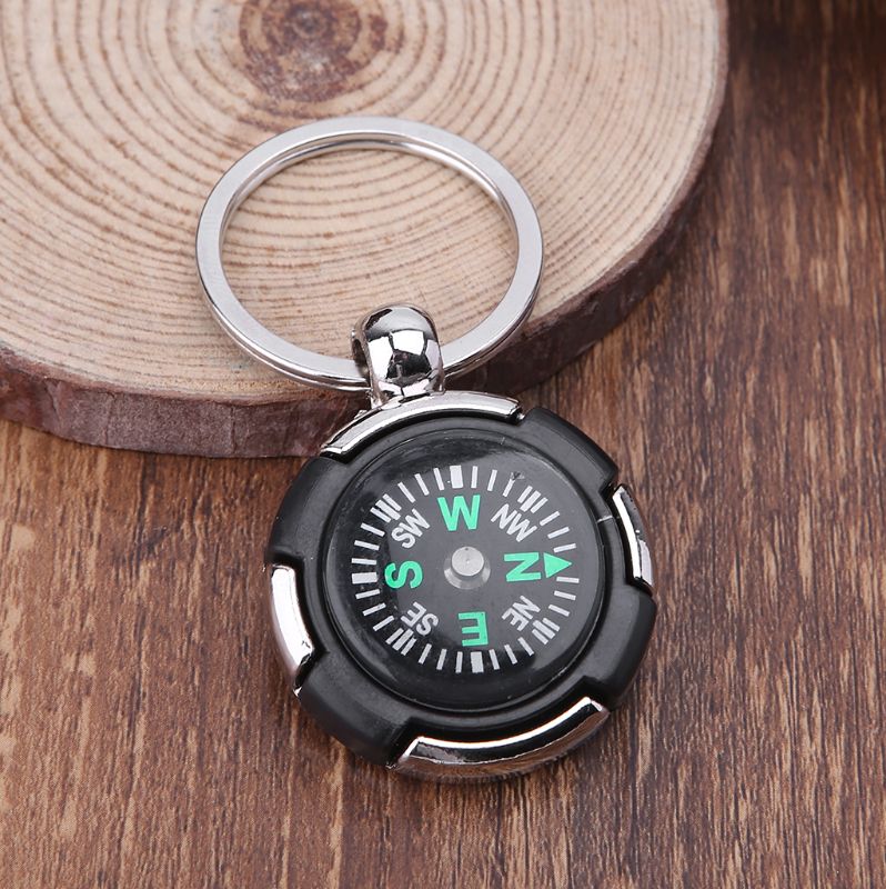 Mini boussole de navigation pour Camping en plein air et randonnée, porte-clés Portable, outil de survie, accessoires, 1 pièce