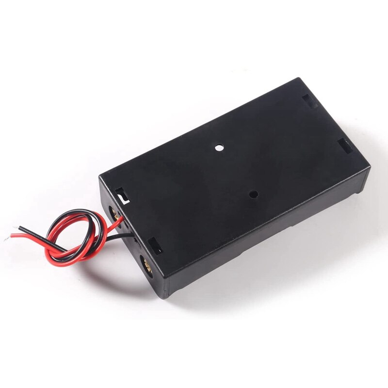 5 Pcs 3.7V 18650 Battery Holder Housing Plastic Battery Storage Box with Wire Leads ,18650 Battery Housing Spiral Spring