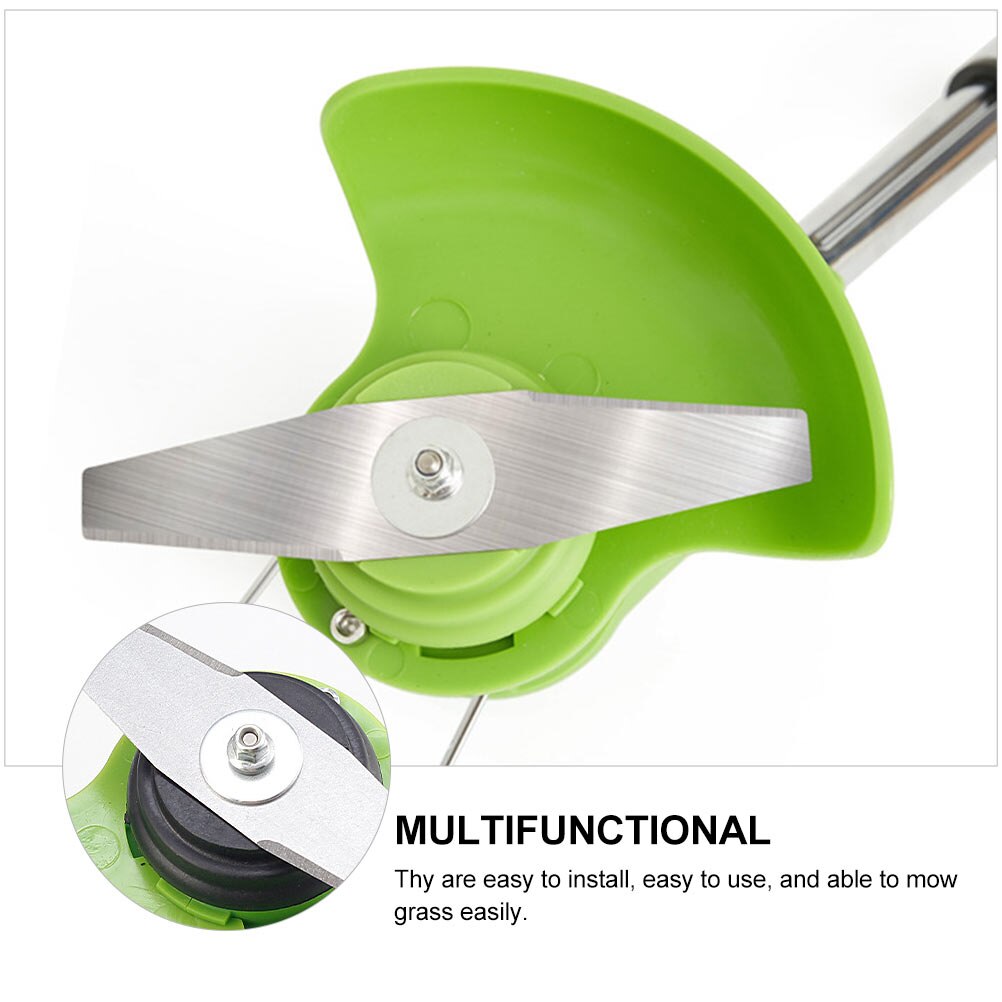 6pcs Lawn Mower Blades Cutting Blades Alloy Garden Grass Trimming Blades