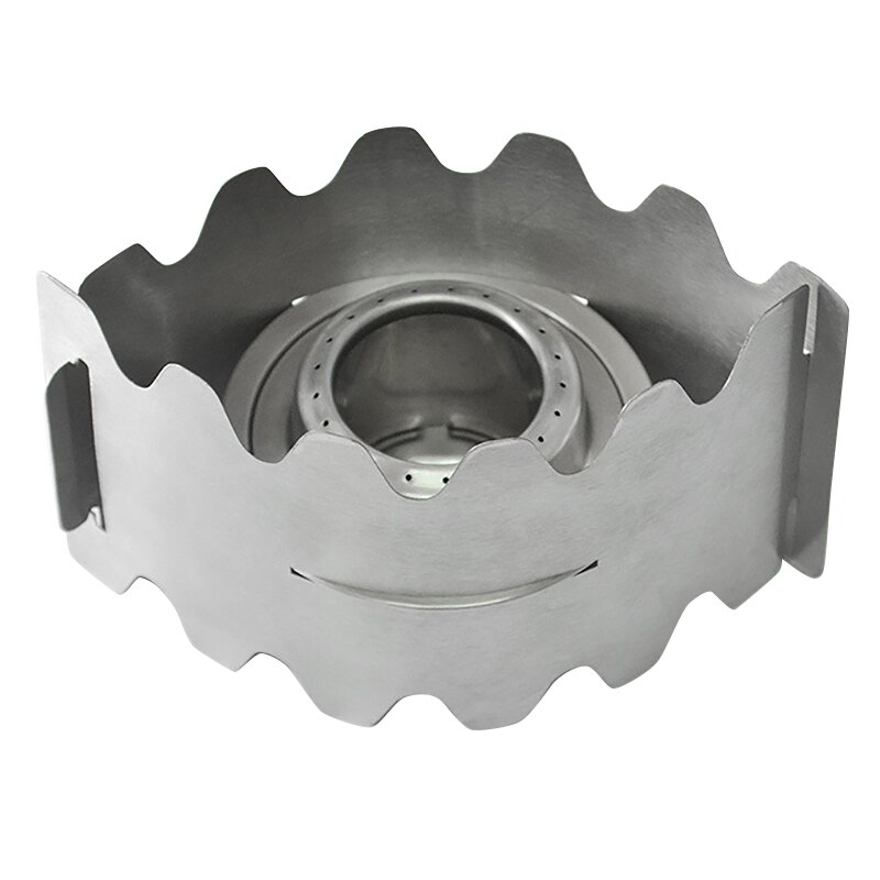 Klappbarer Windschutz Für Campingkocher - Edelstahl, 21x21cm Für Outdoor Kochen