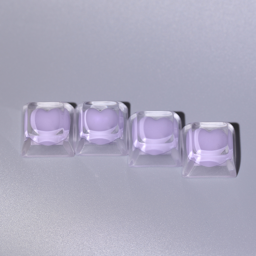 keycaps Voor mechanisch toetsenbord Game Backlit Keycap meisje schattig cadeau ESC Key Transparante cartoon persoonlijkheid Keycap Cherry MX Axis: Licht Roze