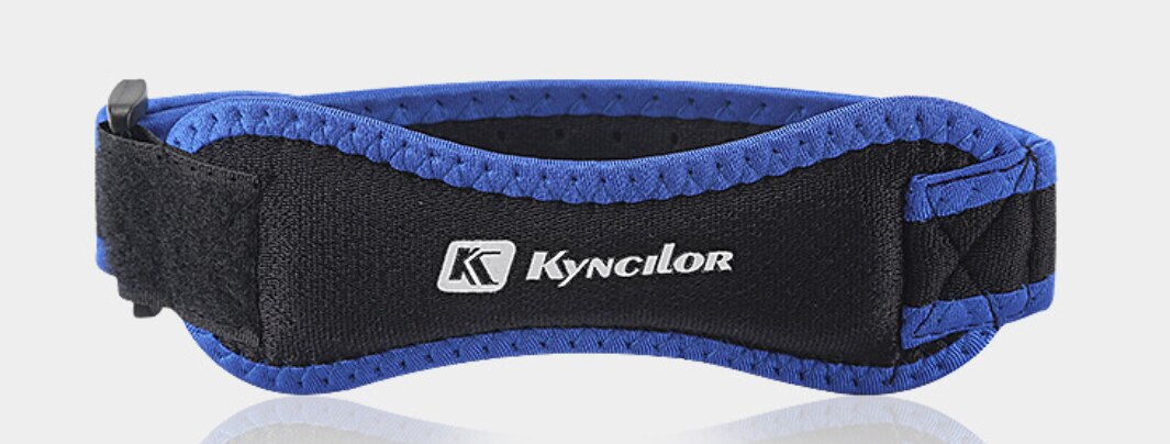 Ademende Kniebeschermers Mannen En Vrouwen Sport Running Kniebeschermers Schokabsorptie Compressie Patella: Blauw