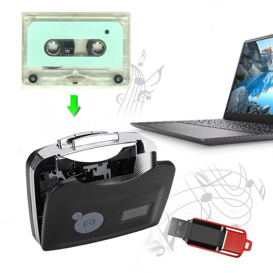 USB Cassette Signal Converter Tape to MP3 Recordings Music Converter Cassette Player Converter