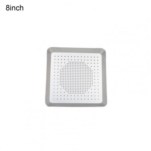 8/9/10/12/13/14/15/16 Inchs Square Pizza Pans Aluminium Alloy Tray Non-Stick Baking Tool Pizza Bakeware Mould Pan Kitchen Tools: 8Inch