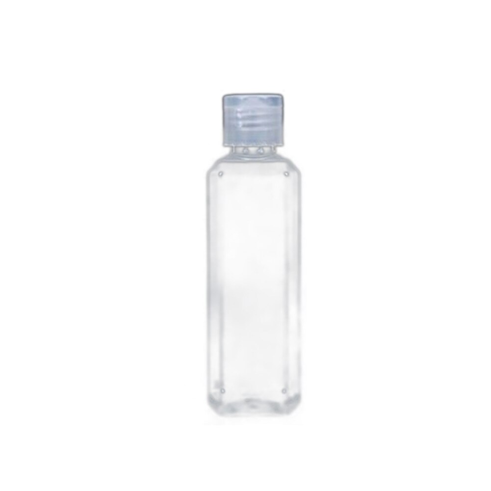 50ml/100ml genomskinliga tomma flaskor plast mini påfyllningsbar behållare tomma kosmetiska flaskor