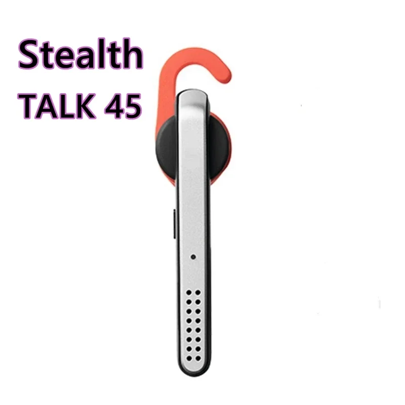 Original Stealth Talk 45 Bluetooth Business Headset Wireless Earphones - HD Voice Stereo Call Music Noise Blackout