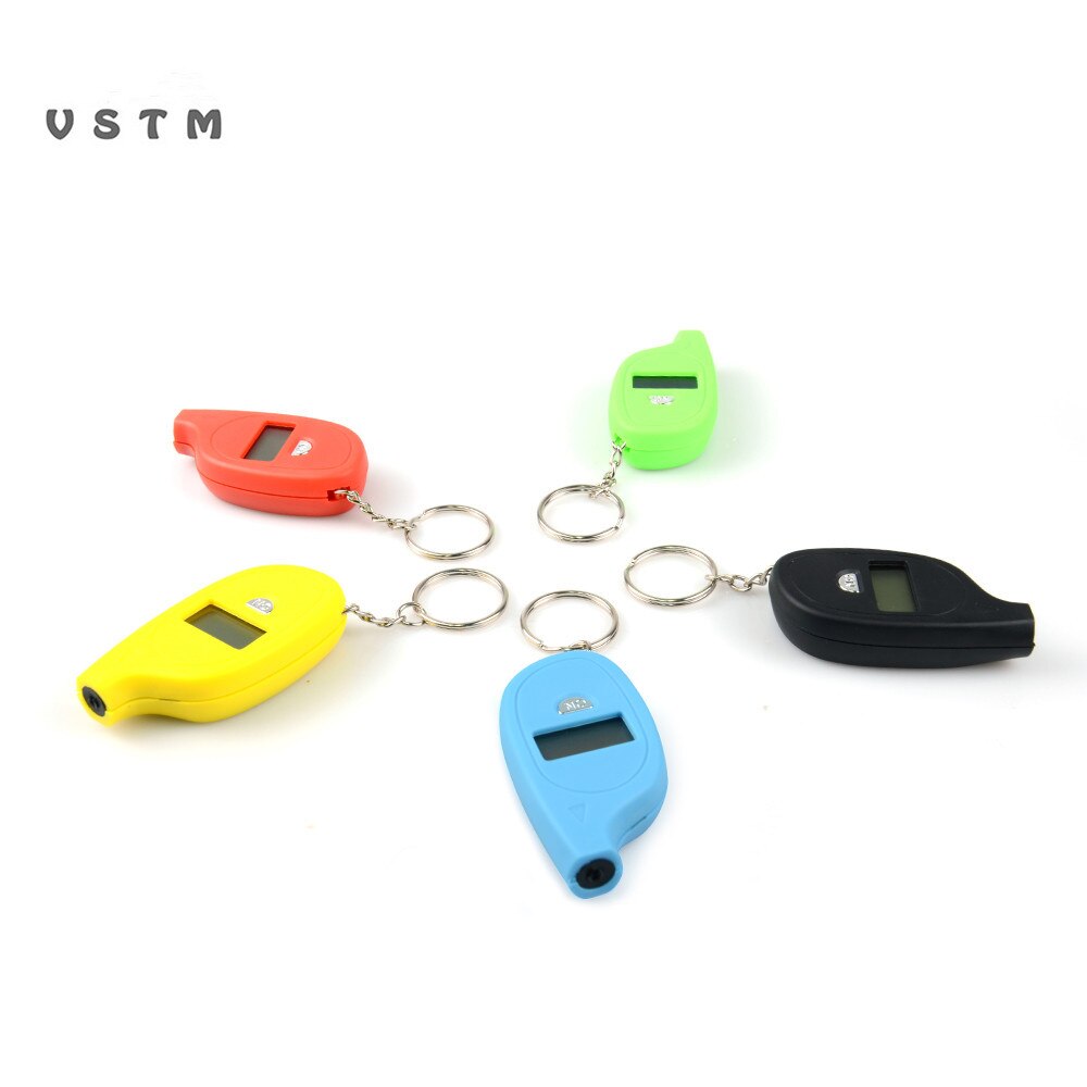 VSTM-probador de Presión de neumático de coche Digital portátil, medidor de aire de neumáticos automático para motocicleta, herramienta de procelación con pantalla LCD, 2-150 PSI de seguridad